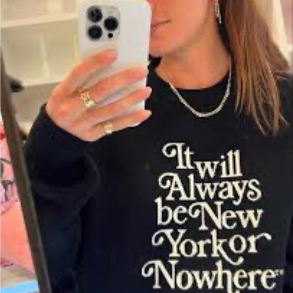 New York or Nowhere (NYON) Black Crewneck Knit Sweater blogger fave, sold out! - Picture 6 of 6